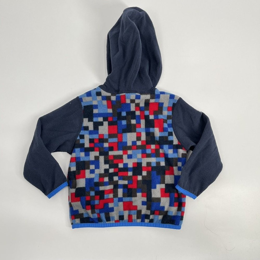 The North Face Blue Full Zip Hoodie Fleece Sz 12-18 months - Picture 4 of 4